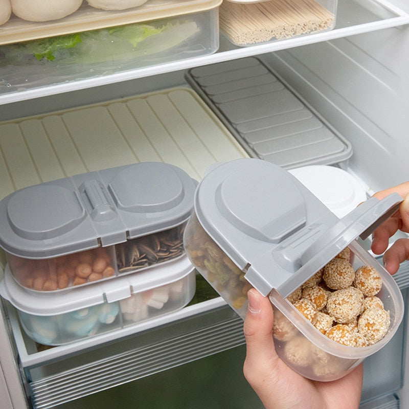 Plain Double Grid with Lid Food and Grocery