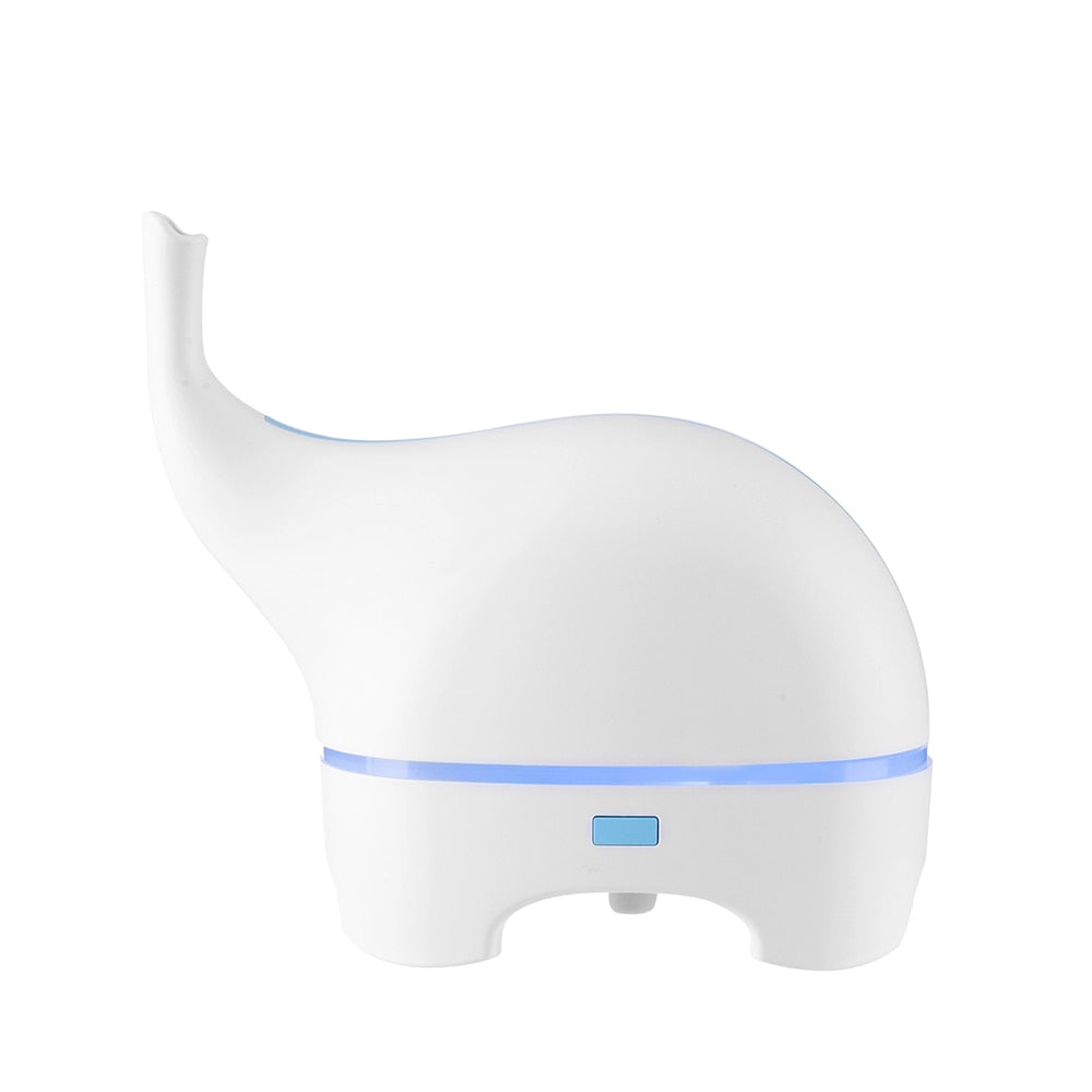 Funny Elephant DC 5V Ultrasonic Essential Oil Diffuser Color LED Humidificador