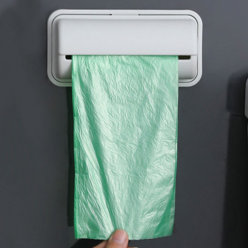 Trash Bags Storage Box Garbage Bag Dispenser for Kitchen Bathroom